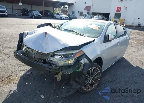 2015 Toyota Corolla S Premium from USA, damaged, VIN 5YFBURHE5FP337344